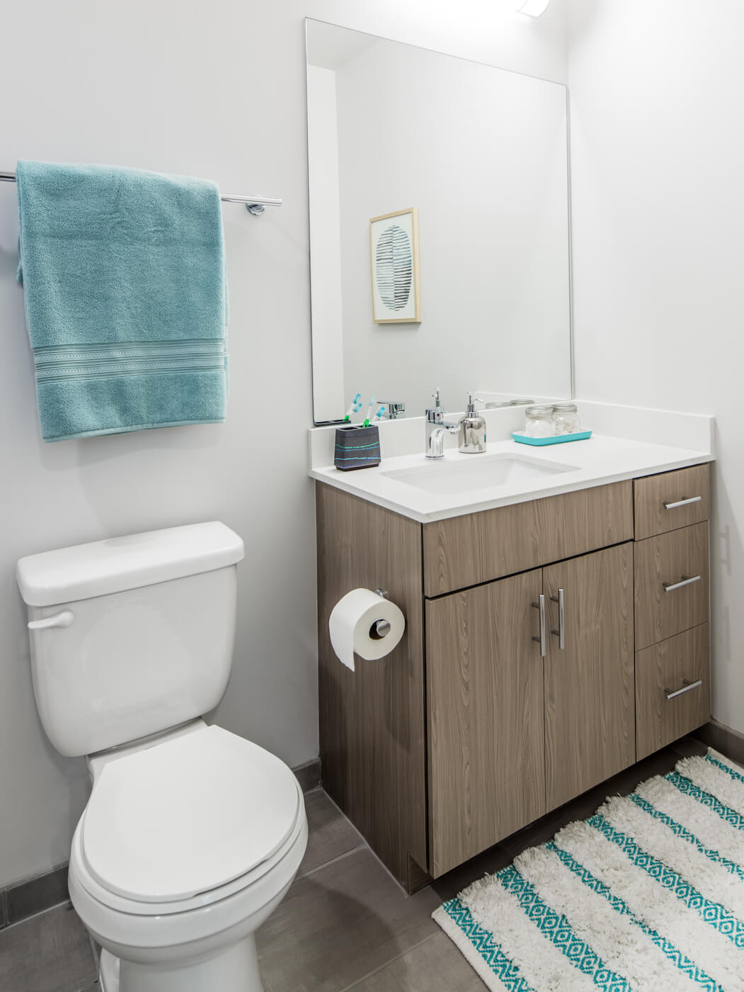 Bathroom Shelf Organizer+Towel Rack – HomeAmbition